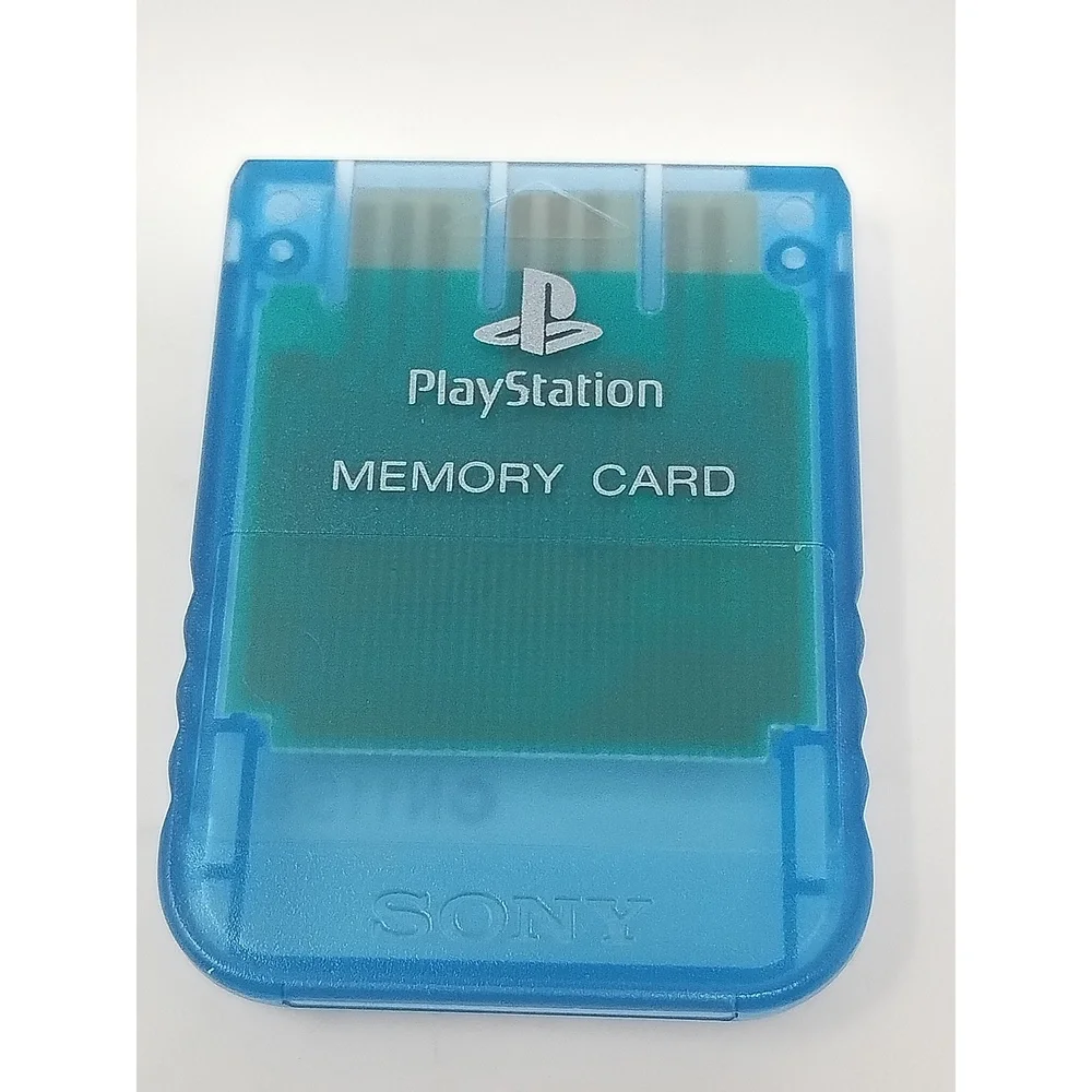 Sony PlayStation PS1 Memory Card SCPH-1020 Console Data Storage Game Peripheral